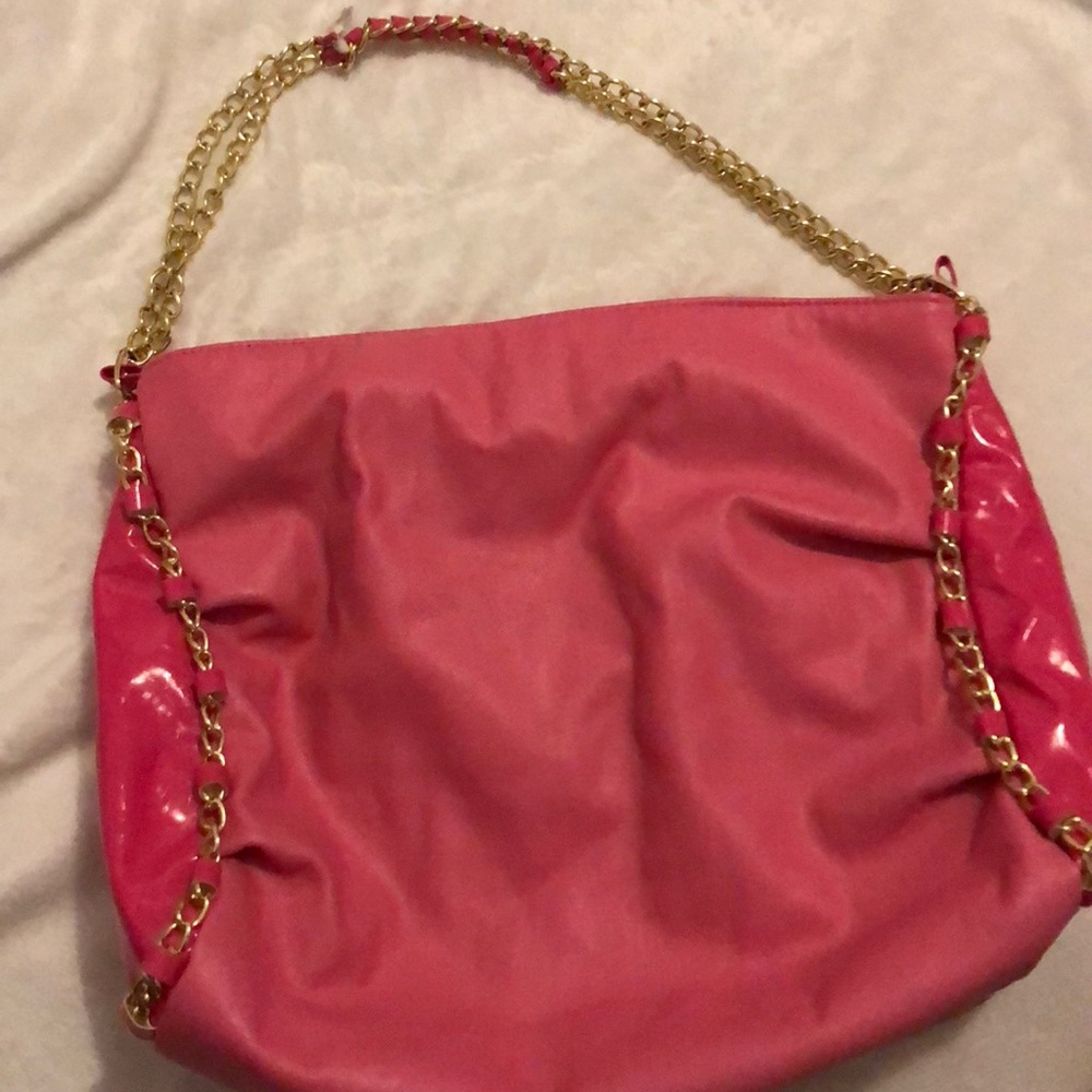 Pink Gold Chain Tote | Nicki Minaj